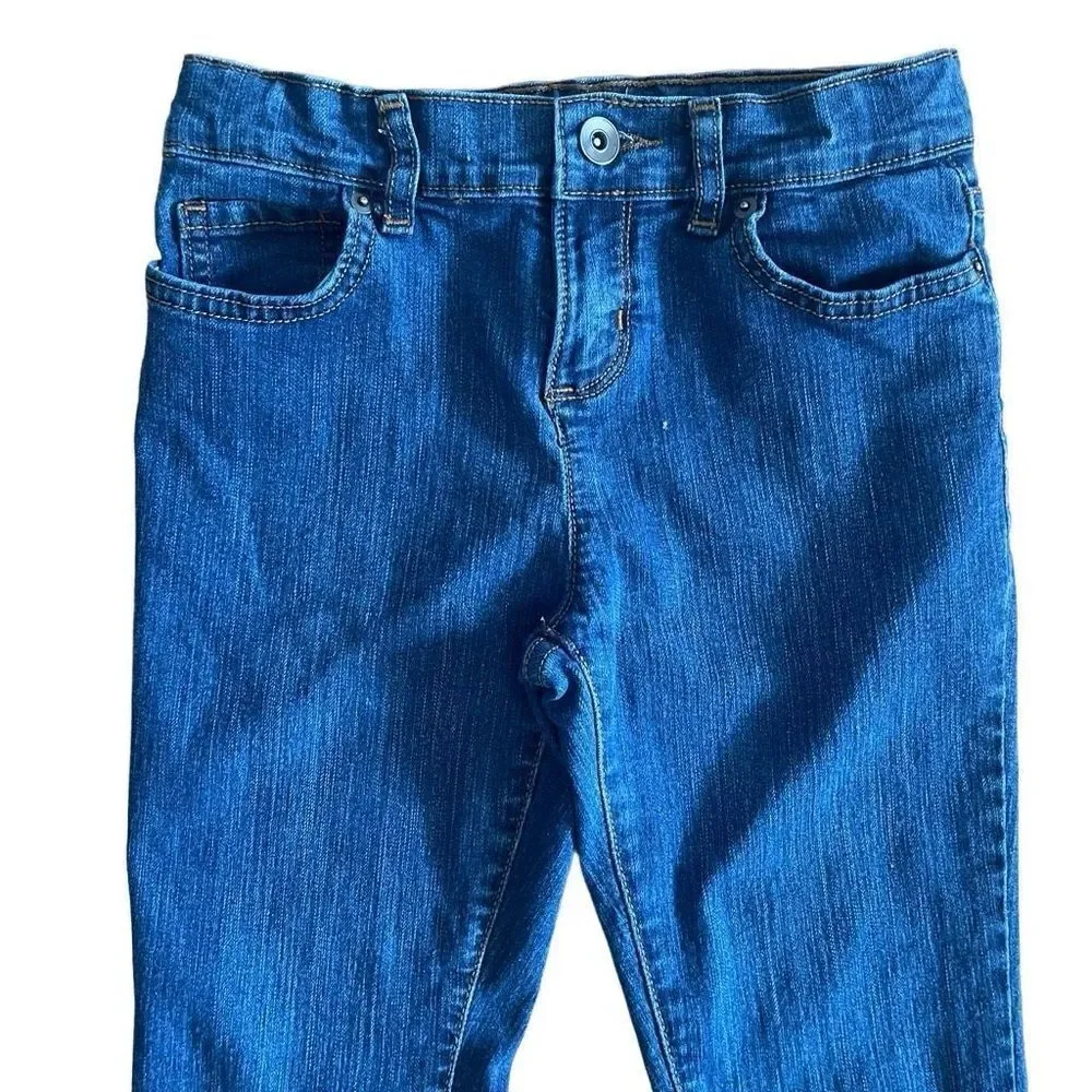The Children’s Place Girl’s Victory Blue Wash Super Skinny Denim Jeans Size 8